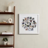 "Circle Snapshot Mix® Photo Art" - Framed Photo in White by Minted - In a Room