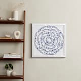 "Sardines" - Art Print in Indigo by Bryn Wears-Fitipaldi - In a Room