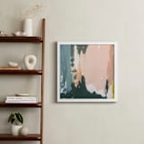 "Spring Print" - Art Print in Peach by Kara Schlabaugh - In a Room