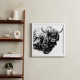 "Below Zero" - Art Print in Black and White by Leslie Le Coq - In a Room