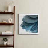 "Sky Pebbles 5" - Art Print in Sea blue by Jenny Phillips - In a Room
