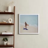 "Surfer Bae 1" - Art Print in Buttery Yellow by Annie Seaton - In a Room
