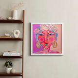 "Idalia" - Art Print in Magenta by Juniper Briggs - In a Room