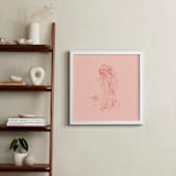 "vaporeux deux" - Art Print in blush by Ramnik Velji - In a Room