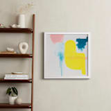"Sometimes I Wish Beginnings Were Ends" - Art Print in Yellow by Jaime Derringer - In a Room