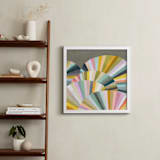 "Fan Out" - Art Print in White by melanie mikecz - In a Room