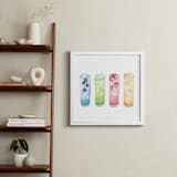 "watercolor drinks" - Art Print in Rainbow by Anne Kostecki - In a Room