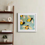"Happy Bees" - Art Print in Morning Sky by claire whitehead - In a Room