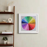 "Color Wheel" - Art Print in Light Grey by melanie mikecz - In a Room