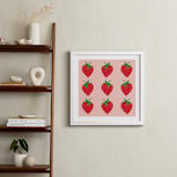"Strawberry" - Art Print in Blush Pink by Kerry Doyle - In a Room