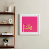 "Court Pop 2" - Art Print in Tutti Frutti by Tania Medeiros - In a Room