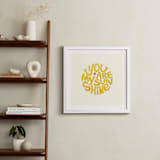 "Forever Sunshine" - Art Print in Sunflower by Carrie ONeal - In a Room