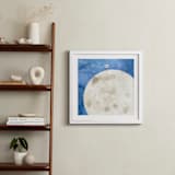 "Moon And Back" - Art Print in Midnight by Lindsay Megahed - In a Room
