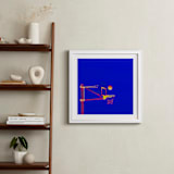 "Court Pop 4" - Art Print in Midnight Dunk by Tania Medeiros - In a Room