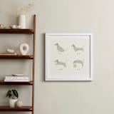 "Good Dog" - Art Print in Biscuit by Alexandra Cohn - In a Room
