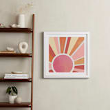 "ombre sun" - Art Print in Sunset by AlisonJerry - In a Room