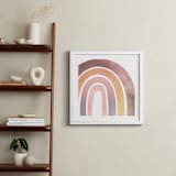 "Magical Rainbow" - Art Print in Pink by Kathy Par - In a Room