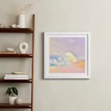 "Ice Cream Clouds" - Art Print in Pastel Rainbow by Melissa Agular - In a Room