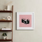 "Strike a Pose" - Art Print in Cotton Candy by Ilene Guy - In a Room
