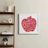 "Seeds of Knowledge" - Art Print in Red Delicious by Jessie Steury - In a Room