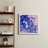 "Sky Fields 4" - Art Print in Cobalt Blue by Amelia Gluba - In a Room