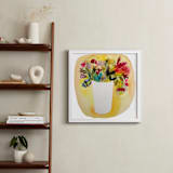 "Jardiniére I" - Art Print in gamboge by Kiana Lee - In a Room