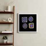 "Abstract Shapes" - Art Print in black by Ramoncita - In a Room