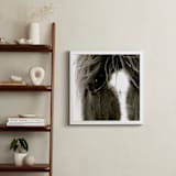 "Apache Jack" - Art Print in Dark Brown/Black and White by Leslie Le Coq - In a Room