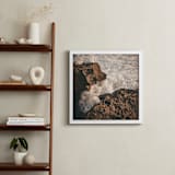 "Seaside #47" - Art Print in Rocky Water by Tal Paz-Fridman - In a Room