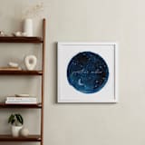 "Lunar" - Personalized Art Print in Indigo by Krissy Bengtson - In a Room