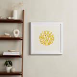 "Forever Sunshine" - Art Print in Sunflower by Carrie ONeal - In a Room