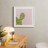 "Succulent No1" - Art Print in Color by Jessica C Nugent - In a Room