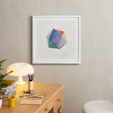 "dreamy icosahedron" - Art Print in Rainbow by Sumak Studio - In a Room