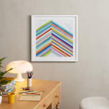 "Converge" - Art Print in Rainbow by melanie mikecz - In a Room