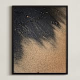 "Black Sand II" - Art Print in Onyx by Karly Rose Sahr - Framed