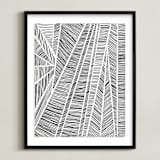 "Merging" - Art Print in Midnight by raven erebus - Framed