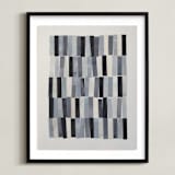 "tonality III" - Art Print in Slate by Sara Hicks Malone - Framed