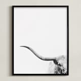 "Brandir" - Art Print in Charcoal by Amy Carroll - Framed