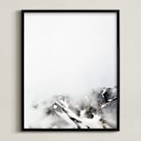 "Shroud" - Art Print in Fog by Heather Deffense - Framed