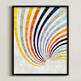 "The Awakening" - Art Print in Rainbow by Alex Isaacs Designs - Framed