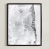 "Rush II" - Art Print in monochrome by Kamala Nahas - Framed