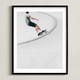 "Saint Skate 01" - Art Print in Slate by Asha Nahas - Framed