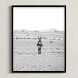 "I'm watching you" - Art Print in Black and White by Claudia Orengo - Framed