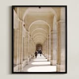 "Le Passage" - Art Print in golden hour by Claire - Framed