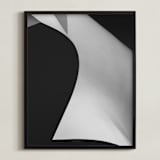 "Swept Away I" - Art Print in Black & white by Angie McMonigal - Framed