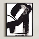 "Untitled 1b" - Art Print in Black and White by Jaime Derringer - Framed
