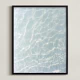 "Wave Patterns" - Art Print in Tide by Tommy Kwak - Framed