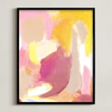"Suntan" - Art Print in golden by Jenny Partrite - Framed