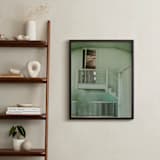 "Minty Poolhouse" - Art Print in Minty by C. Lorraine Design - In a Room