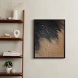 "Black Sand II" - Art Print in Onyx by Karly Rose Sahr - In a Room